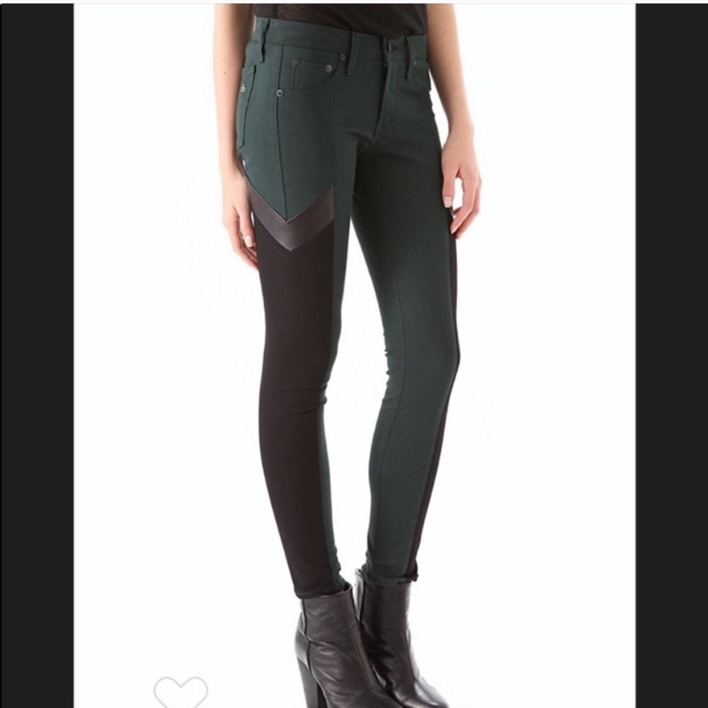 Rag & Bone Forest Grand Prix Moto Jeans Pants 27